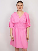 Kjole med smock talje - Brystmål 130cm